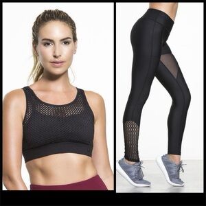 Splits59 Noir 2 pc Bra + Leggings Set XS $168